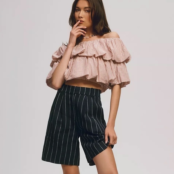 NWT Anthropologie Off Shoulder Bubble Top 2X - Picture 3 of 7